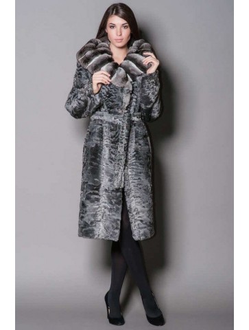 Grey Persian Lamb Coat...