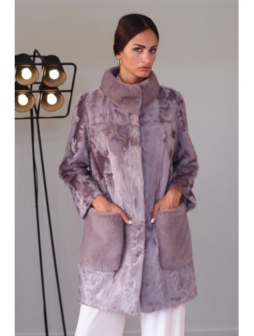 Pink Xiangao Broadtail Coat...